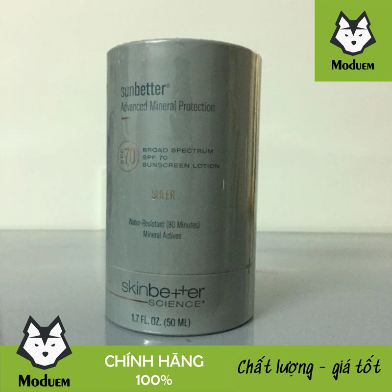 Kem chống nắng Skinbetter Sunbetter Advanced Mineral Protection SPF 70 (50ml) - Hàng chính hãng Skin