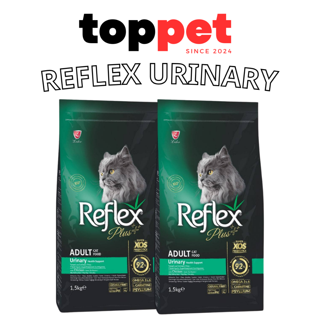 Hạt Reflex Urinary ngăn ngừa sỏi thận ở mèo TÚI 1.5KG. Thức ăn hạt khô cho mèo Reflex Urinay