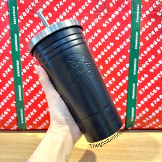 Ly Cold Cup Starbucks Tumbler Đen B227