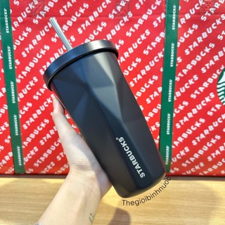 Ly Cold Cup Starbucks Tumbler Đen B227
