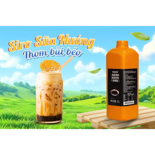 Siro sữa nướng Boduo chai 2L