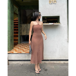 Đầm yếm thun mùa hè RUCHAN