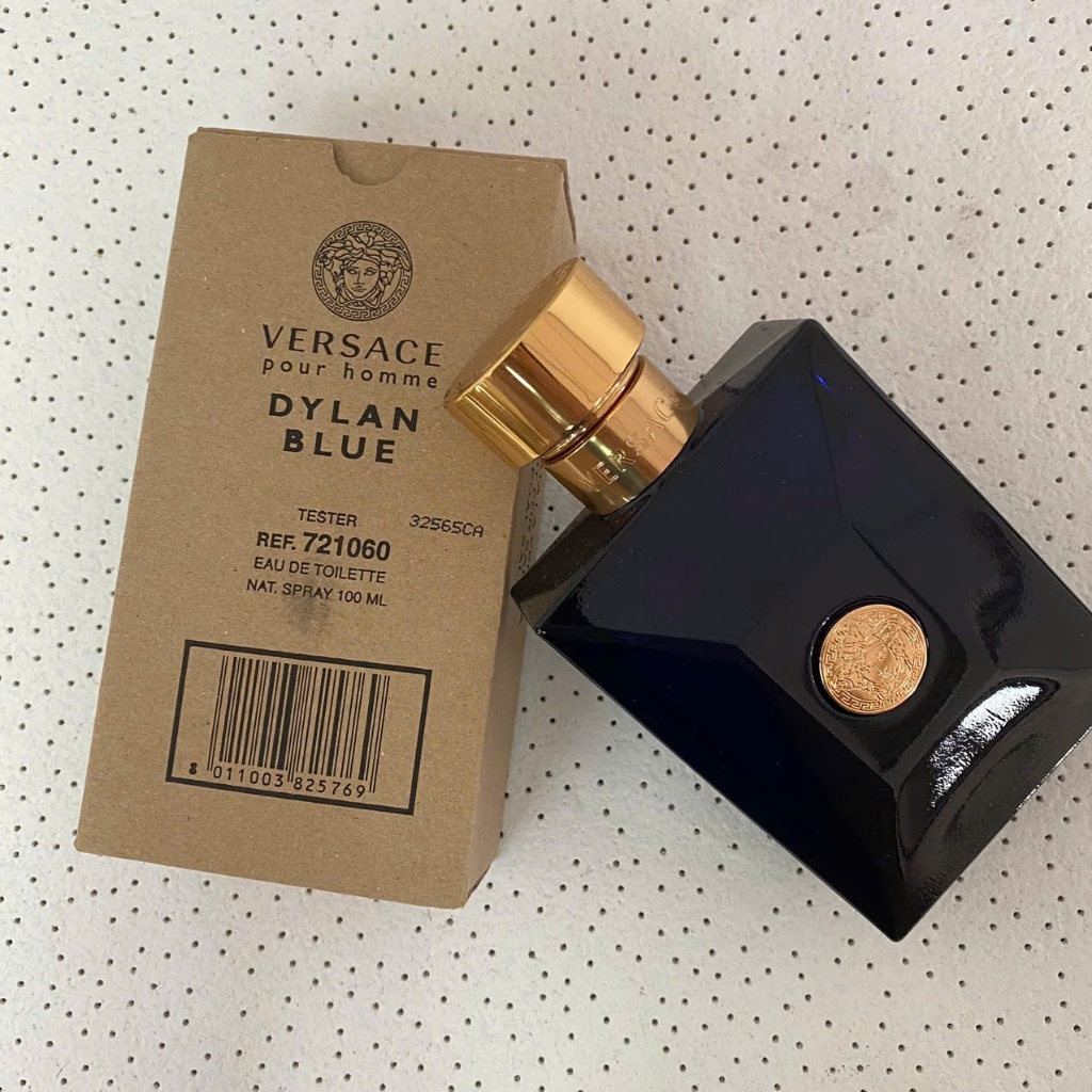 Nước Hoa Nam : Tester Versace Pour Homme Dylan Blue Eau de Toilette 100ml ( Hộp giấy như hình )