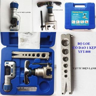 Bộ lã - dụng cụ cầm tay loe ống đồng lệch tâm yft-808-is 1 kẹp kèm dao cắt