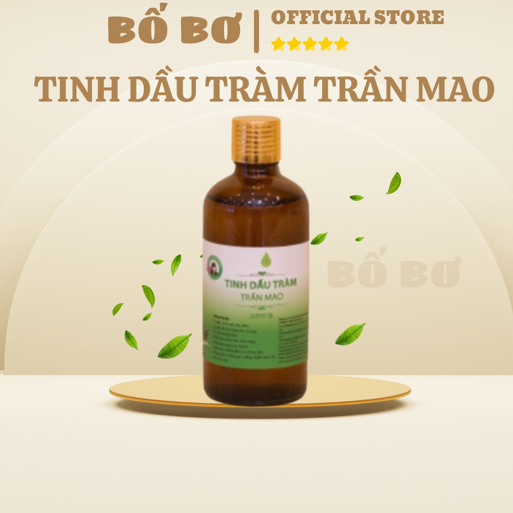 Tinh Dầu Tràm Nguyên Chất 100% Trần Mao - Tắm Cho Trẻ Em Giữ Ấm, Đuổi Muỗi, Xoa Bóp Cơ Xương Khớp