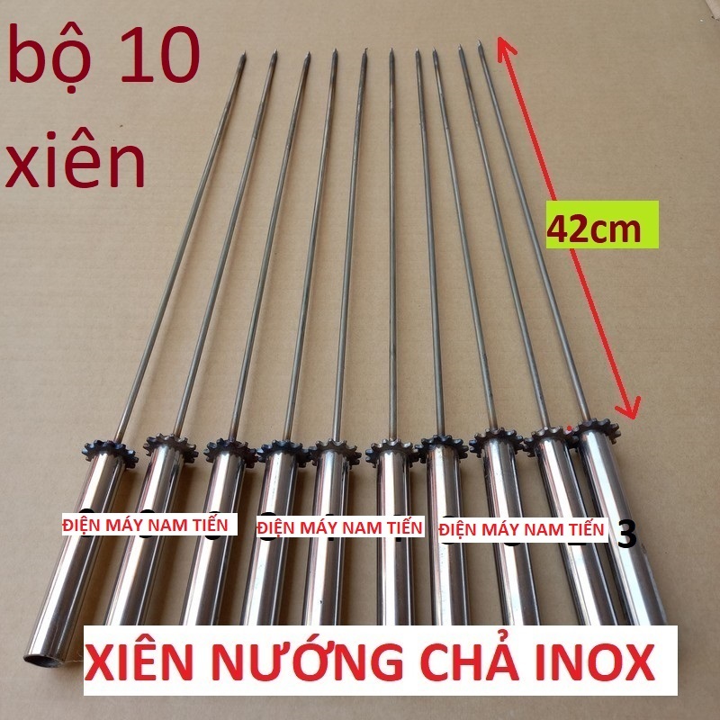 Xiên nướng thịt _ chế máy quay tự động