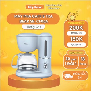 Máy Pha Cafe Trà Mini BEAR, Máy pha Cà Phê Mini Đa Năng Tự Động Dung tích 600ml SB-CF06A - Bản Quốc Tế Bảo hành 18 Tháng