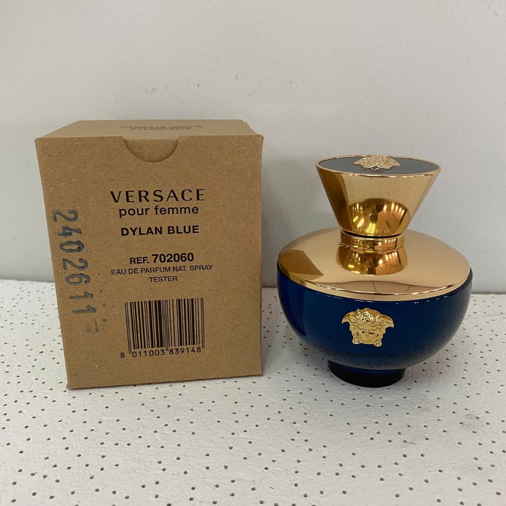 Tester Versace Pour Femme Dylan Blue EDP 100ml – Nước Hoa Nữ Chính Hãng, Có Hộp Giấy & Nắp