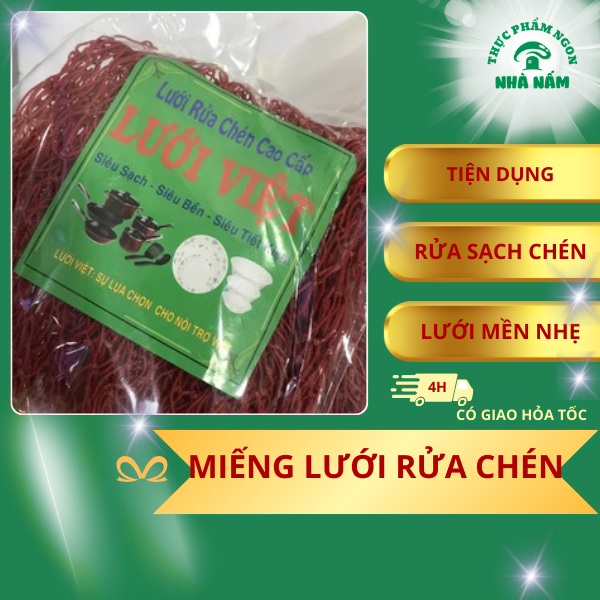 10 Miếng lưới rửa chén cao cấp LƯỚI VIỆT