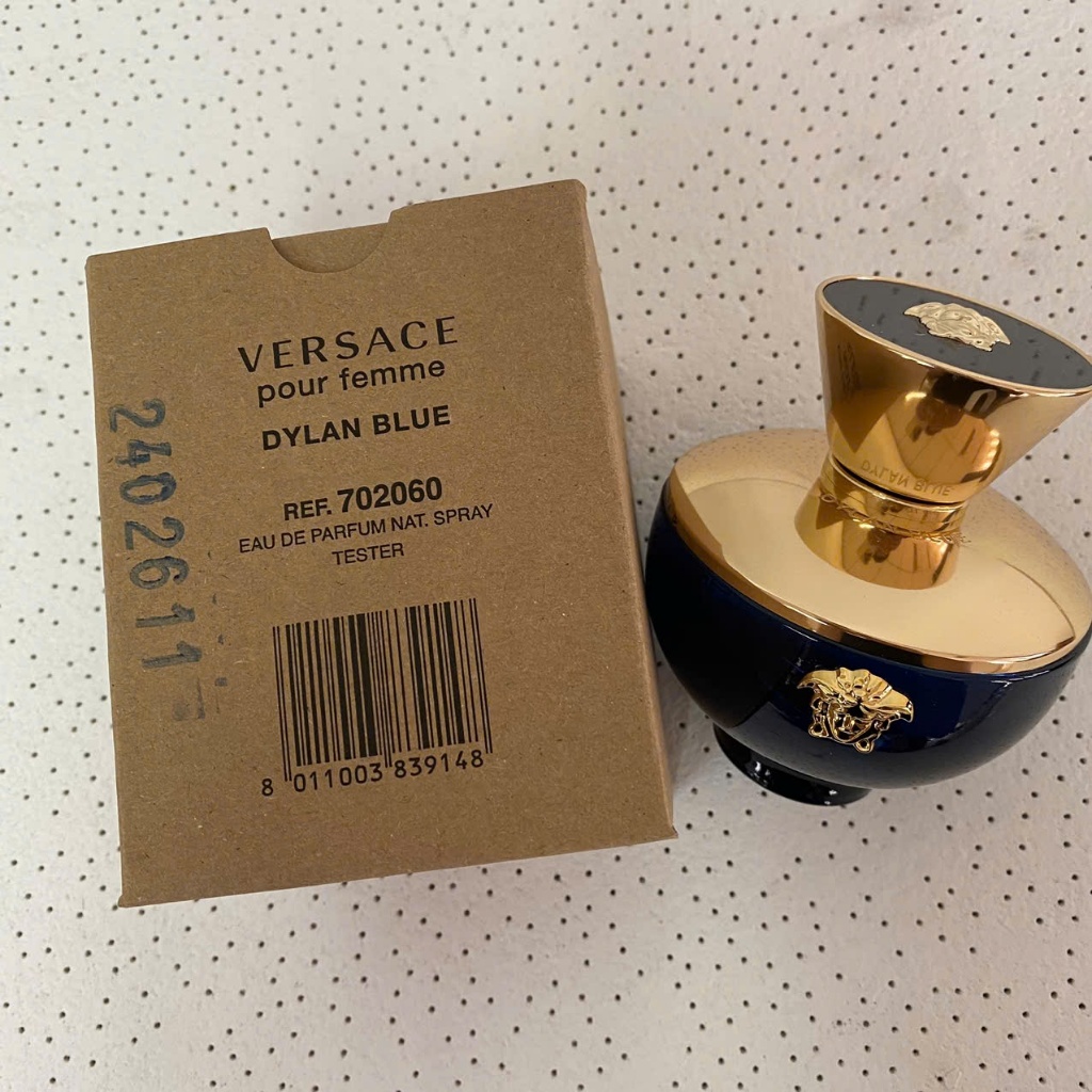 Nước Hoa Nữ : Tester Versace Pour Femme Dylan Blue 100ml ( hộp giấy như hình )