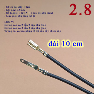 Giắc nối dây điện xe máy có dây (nhiều lựa chọn)