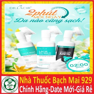 SỮA RỬA MẶT #BẠC_HÀ KIỀM DẦU DR.LACIR_DỊU NHẸ_SRM  LACIR FOR MEN dành cho nam dr lacir [chính hãng]