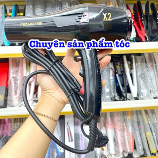 ✅AONIKASI Máy sấy tóc cao cấp X2 2500W 2 chiều nóng lạnh với ion âm và nút CoolShot riêng biệt cho tóc bóng mượt