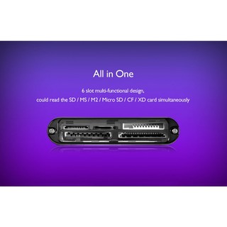 Đầu đọc thẻ CF-SD-micro SD-MMC-M2-MS-XD chính hãng SSK