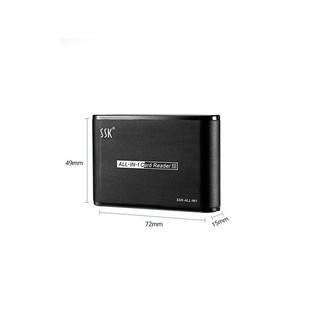 Đầu đọc thẻ CF-SD-micro SD-MMC-M2-MS-XD chính hãng SSK