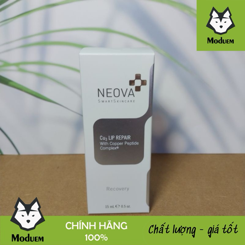 [Hàng Cty] Kem Dưỡng Ẩm Giảm Thâm Môi, Xóa Rãnh Nhăn Căng Mọng Neova Cu3 Lip Repair Với Phức Hợp Đồn