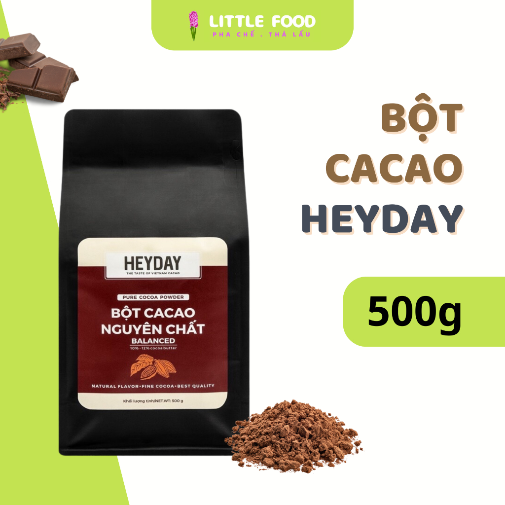 Bột cacao HEYDAY - BALANCE - Bột Cacao nguyên chất Việt Nam thượng hạng ⭐️🍫