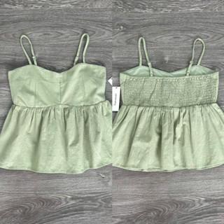HIPU.VNXK - Áo 2 dây dáng peplum phối smocking lưng dễ thương.