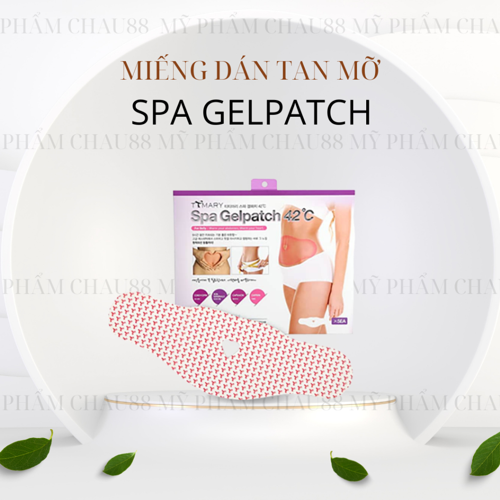 Miếng Giúp Đánh Bay Mỡ Bụng Spa Gel Patch 42°C Hàn Quốc
