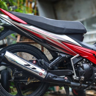 Tem rời exciter 2010 bạc đỏ đen