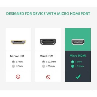Cáp kết nối 𝐀𝐬𝐮𝐬 𝐙𝐞𝐧𝐛𝐨𝐨𝐤 𝐔𝐗 𝐒𝐞𝐫𝐢𝐞𝐬 với máy chiếu, tivi (𝐦𝐢𝐜𝐫𝐨 𝐇𝐃𝐌𝐈 𝐭𝐨 𝐇𝐃𝐌𝐈 𝐕𝐆𝐀)