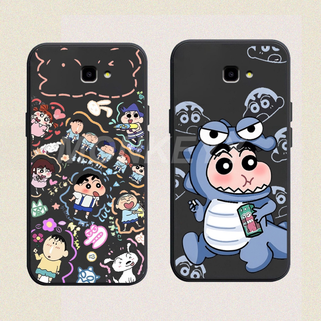 Ốp lưng Samsung J4 Plus / J4+ / J4 Core / J5 Prime / J7 Prime TPU viền vuông in hình LABUBU,SHIN.. đáng yêu cute