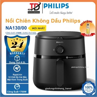  Nồi Chiên Không Dầu Philips NA130 00 6.2Lit - 1700W Hàng Chính Hãng 