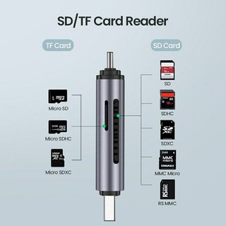 Đầu đọc thẻ nhớ SD, TF chân Type C, USB 3.0