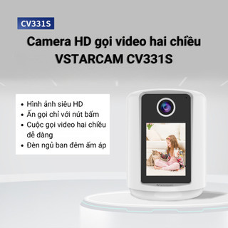 Camera trong nhà VSTARCAM CV331S FULL HD gọi điện hai chiều dễ dàng, tích hợp đèn ngủ, phát hiện chuyển động