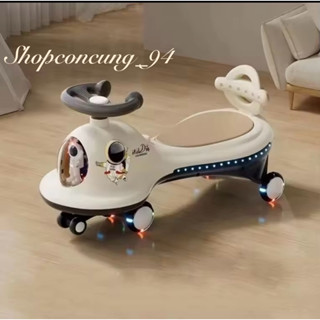 Xe lắc cho bé có nhạc và đèn led tải trọng >100 kg