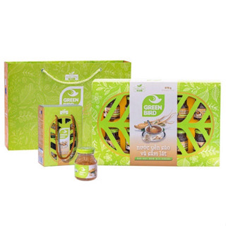 Nước Yến Sào Và Sâm Lát - Green Bird - Yến sào Nutrinest