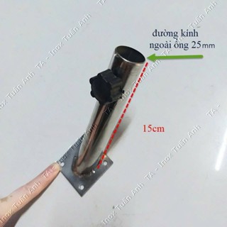 Giá cắm cờ Tổ Quốc - Bát gắn cờ, bass gắn cờ inox