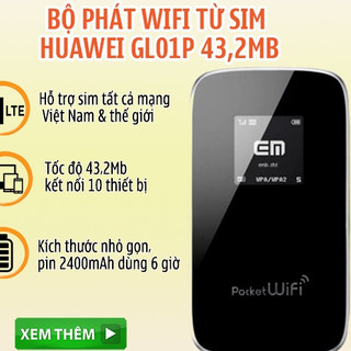 Bộ phát wifi 4g zte wd670 150mb kết nối 31 thiết bị đồng thời cực mạnh