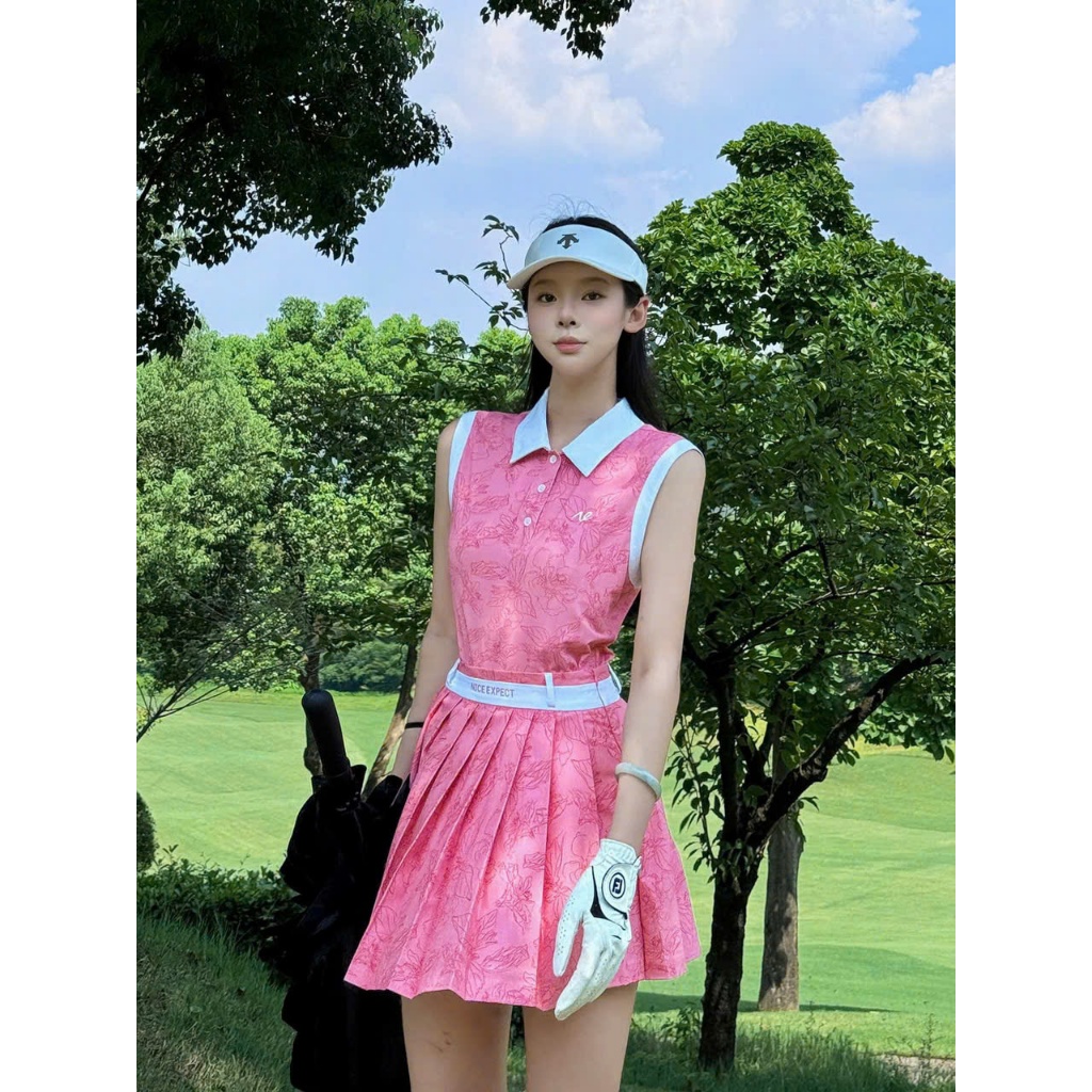 Set áo váy golf nữ NE Golf hàng chính hãng - Set áo golf, váy golf nữ thời trang 2024 mới nhất