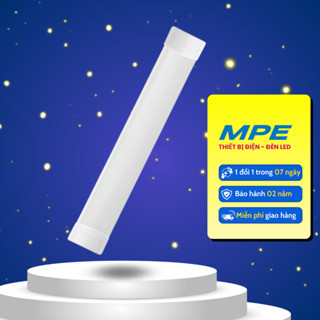 Đèn led bán nguyệt MPE 1m2, 0,6m, Đèn led tuýp MPE BN2 18W 36W 48W 6500K CHÍNH HÃNG