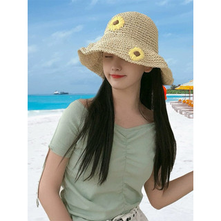 [ Ảnh thật + Clip] Nón cói hoa thêu cao cấp