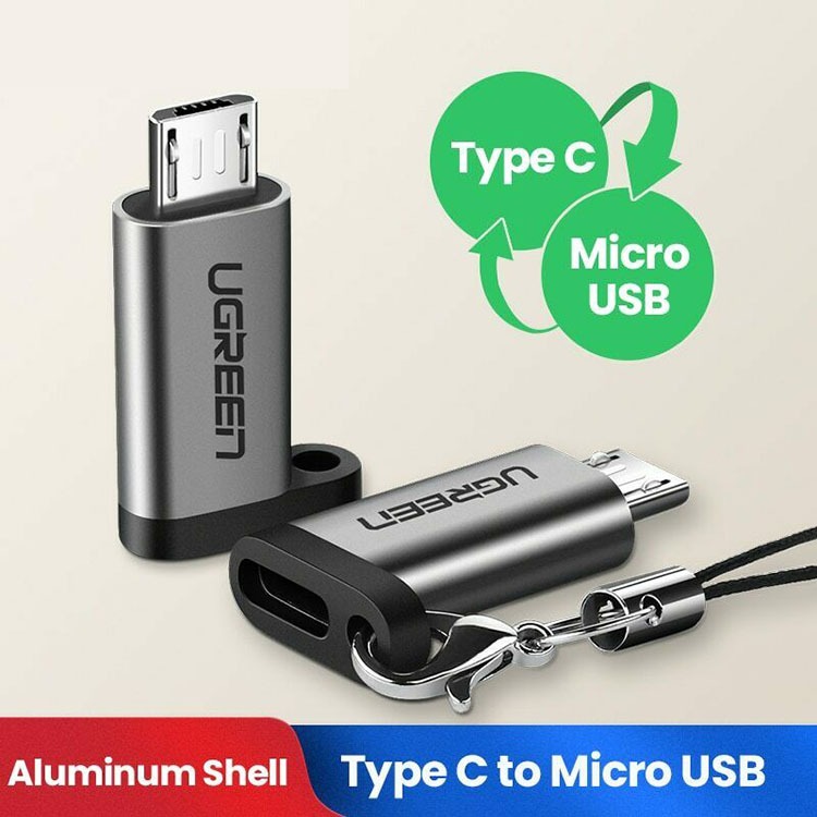 Đầu chuyển chân sạc Micro USB sang USB Type C