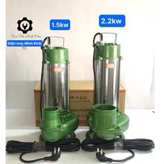 [sịn] Máy bơm nước chìm thả tõm Inox 2.2kw 1.5kw Chenglong 40m3/h | Máy bơm nước bể cá,dây đồng 100%