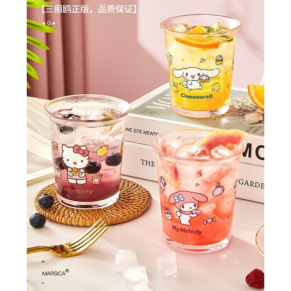 🌸LY THỦY TINH KITTY SANRIO FRIENDS 🎀KITTY HOUSE