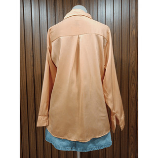 LAMO thanh lý - Áo sơ mi tay dài basic bymo - Size L