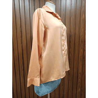 LAMO thanh lý - Áo sơ mi tay dài basic bymo - Size L