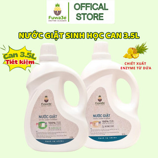 Nước Giặt Sinh Học Fuwa3e-  Thành Phần Enzyme Tự Nhiên- An Toàn Cho Da Nhạy Cảm Can 3.5L