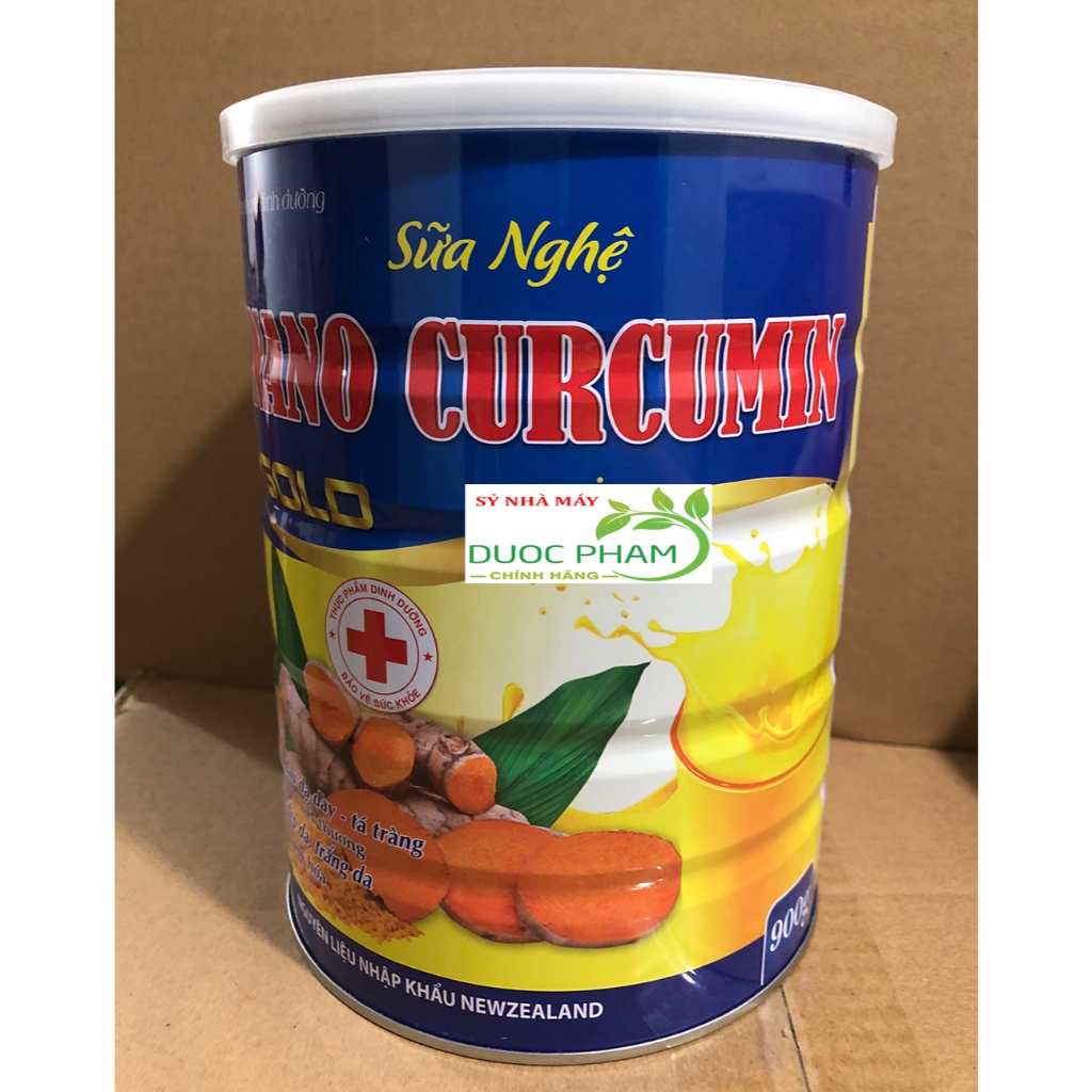 Hộp 900g Sữa Nghệ nano curcumin Gold Colos giúp giảm đau dạ dày tá tràng nhanh lành vết thương,Tăng cường sức khỏe