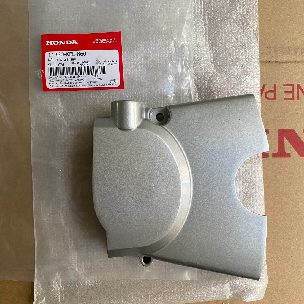NẮP MÁY TRÁI SAU WAVE ALPHA , ĐUÔI CÁ SUPER WAVE ALPHA nhỏ HONDA