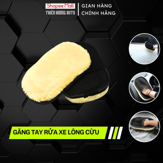 Găng Tay Rửa Xe Ô Tô Lông Cừu - Găng Tay Rửa Xe Ô Tô Cao Cấp - Mềm Mịn  - TH OFFICIAL