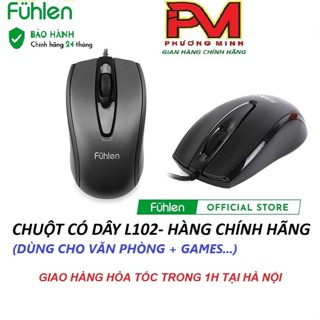 Chuột có dây/ Gaming Fuhlen L102 (3 màu) - Hàng Chính Hãng bảo hành 1 năm
