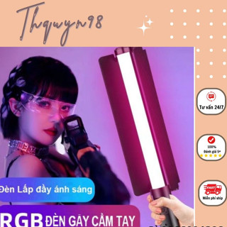 Đèn LED RGB Cầm Tay hỗ trợ Chụp Ảnh Đầy Ánh Sáng 2700K-7500K LS188 có máng hắt sáng tập trung