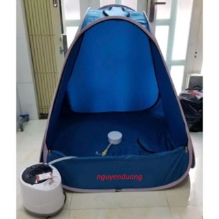 LỀU XÔNG HƠI TỰ BUNG CHUI ĐẦU ( KÈM NỒI XÔNG HƠI)