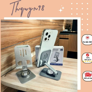 Giá đỡ điện thoại hợp kim kẽm K61 cho mọi Điện Thoại, trục Xoay 360 Độ linh hoạt giá chắc chắn có thể gấp gọn