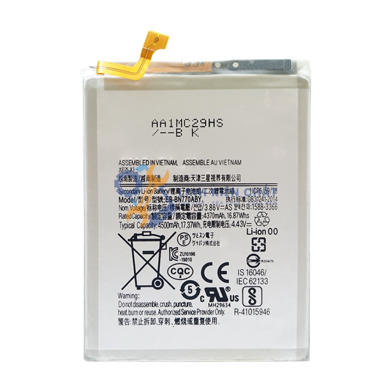 Pin dành cho điện thoại Samsung EB-BN770ABY / Galaxy Note 10 Lite / N770F / N770 Zin